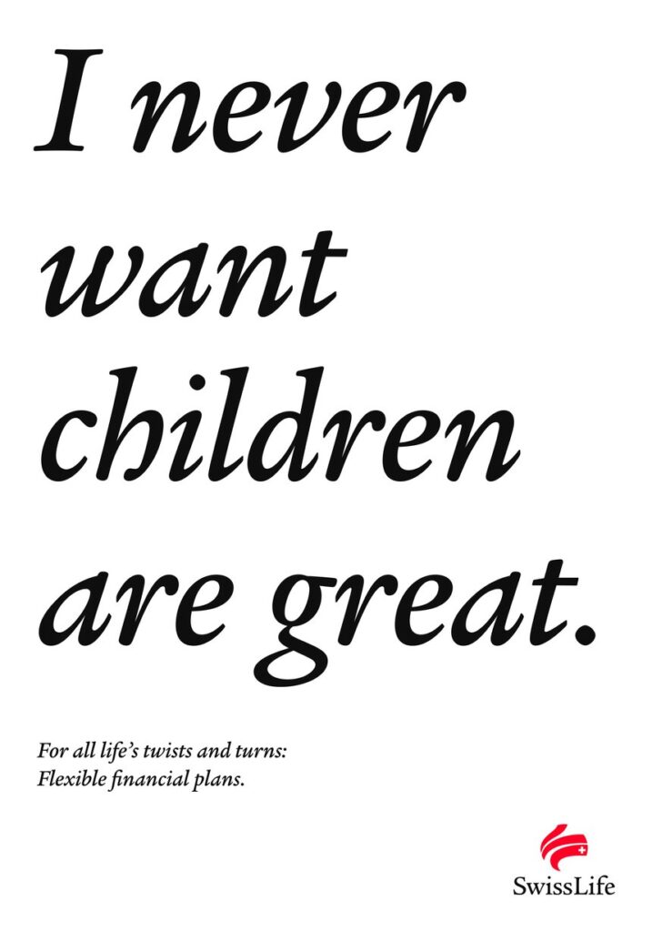 Headline: I never want children are great.