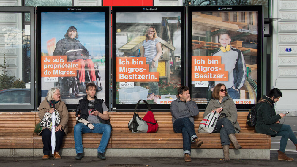 Plakate mit «Ich bin Migros-Besitzer»