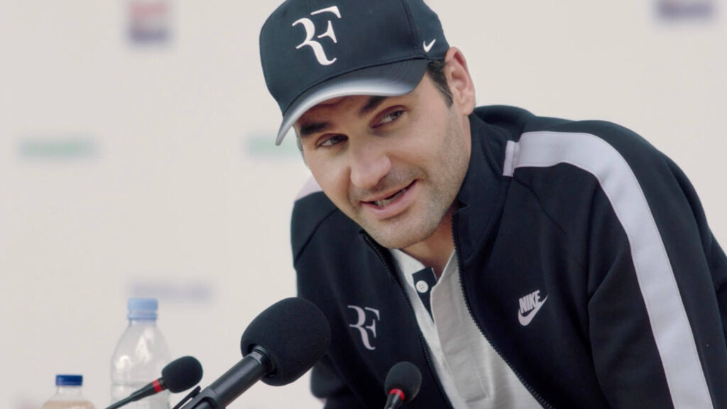 Roger Federer Ausschnitt aus einem Werbespot
